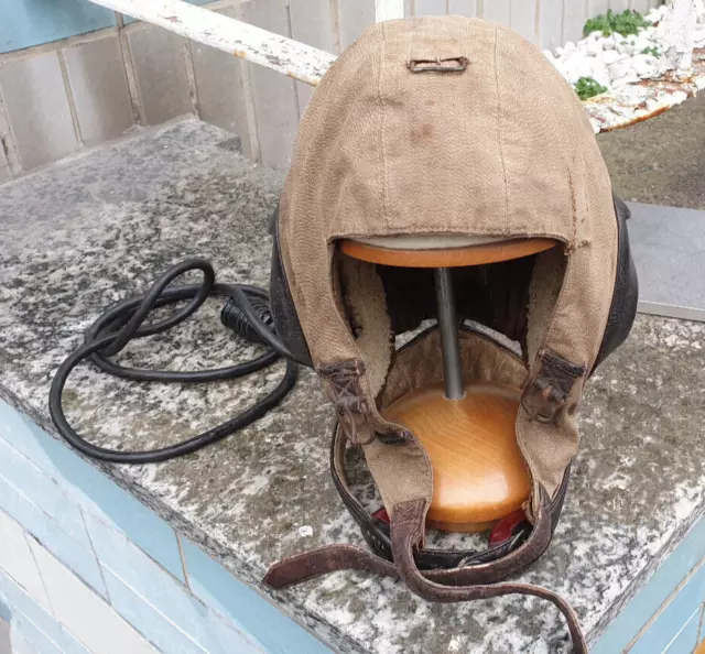 Originale Luftwaffe Netzkopfhaube Buone Condizioni Completo