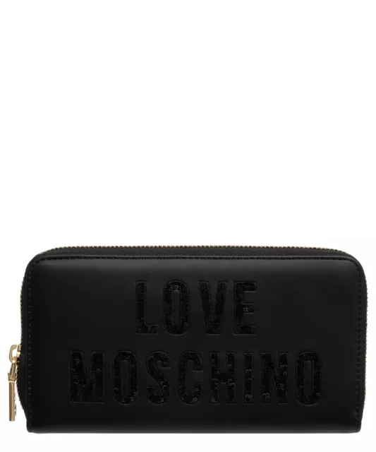 Love Moschino portefeuille femme JC5634PP0IKK0000 porte-monnaie Black Nero