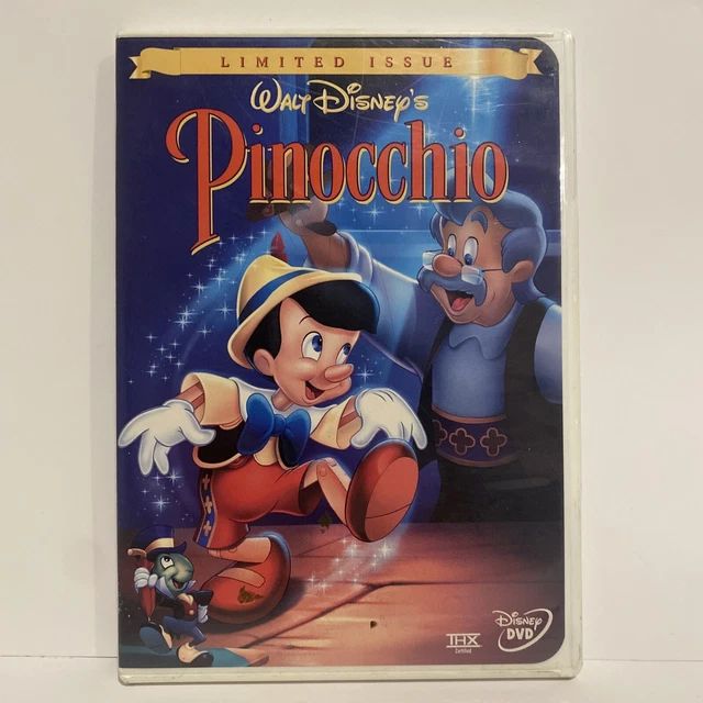 Walt Disney's Pinocchio (DVD, 1999) Limited Issue - RARE OOP