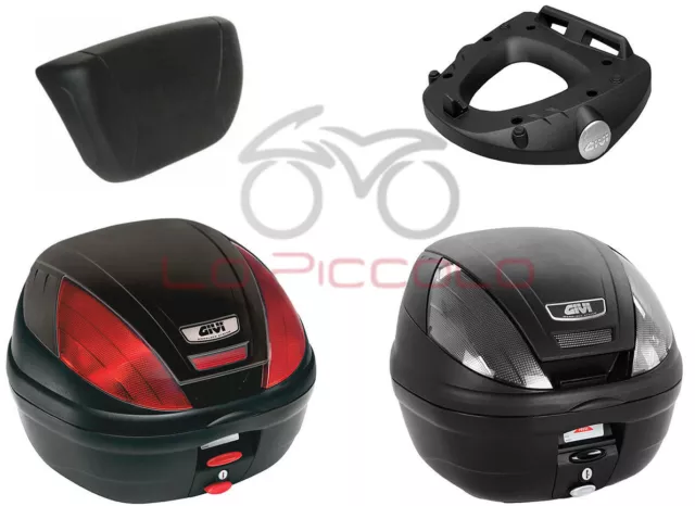 Givi Bauletto Valigia E370 N / Nt + Staffe Sr46M Yamaha Majesty 125 150 01-11