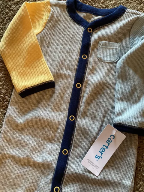 Carters Snap Front Baby Footed Sleeper 9month NWT
