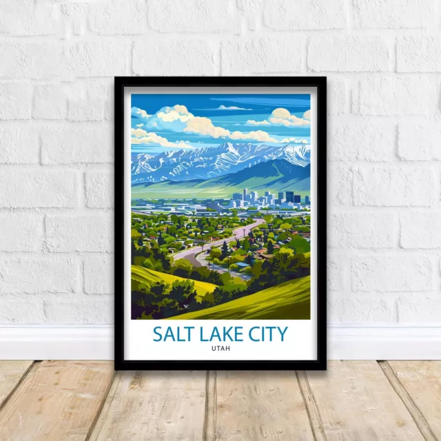 Salt Lake City Utah Print