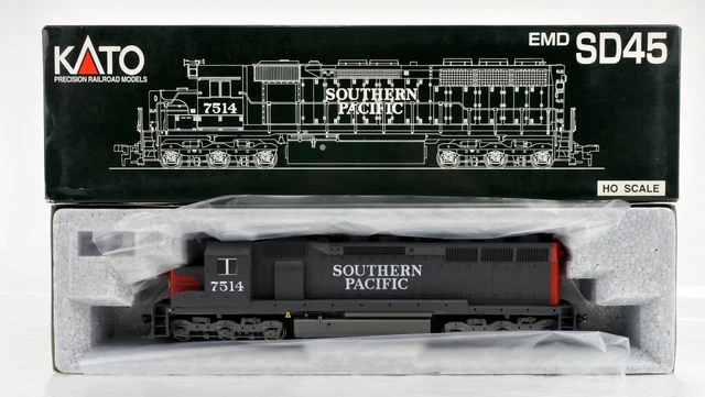 Kato Ho Scale 37-1714 Southern Pacific Emd Sd-45 Diesel Engine #7514