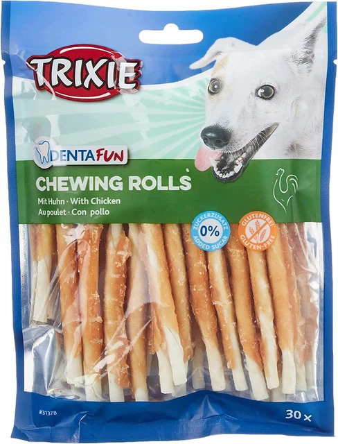 Denta Fun - Bastoncini Da Masticare per Cani, Con Pollo