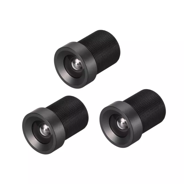 3 Pcs Camera Lens 6mm Focal Length 720P F2.0 1/3 Inch Wide Angle for CCD Camera