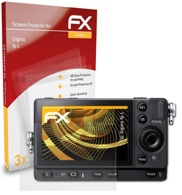 atFoliX 3x Screen Protection Film for Sigma fp L matt&shockproof
