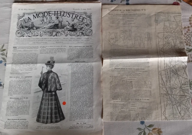 Revue Ancienne LA MODE ILLUSTREE N°41 - Dimanche 9 Octobre 1904, édition Originale