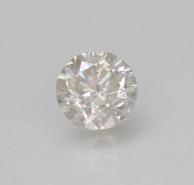 0.53 Carat H SI2 Round Brilliant Enhanced Natural Loose Diamond W VIDEO 4.88mm