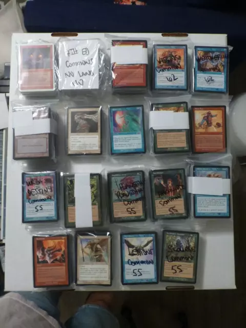 MtG Vintage to Modern Complete NM Common OR Uncommon Sets List $4.00 Flat Ship