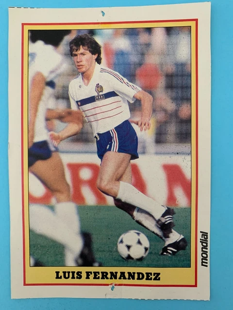 MANUEL AMOROS FOOTBALL ROOKIE CARD VINTAGE 80s A.S MONACO & EQUIPE DE FRANCE EUR 10,99 - FR