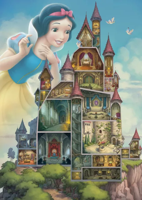 Ravensburger Disney Castles Snow White 1000 Piece Jigsaw Puzzles for Adults and 2