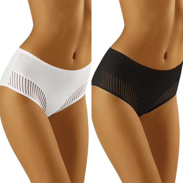 Slip éco-responsable WolBar – Blanc Ou Noir – Taille M à 2XL – Femme