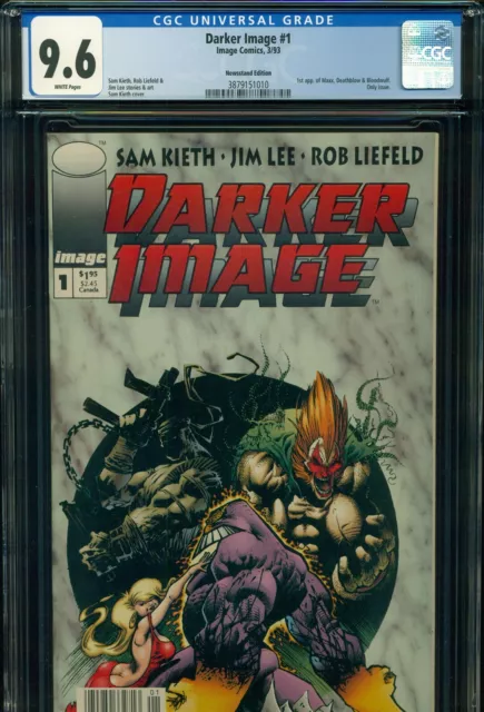 DARKER IMAGE #1 CGC 9.6 NM+ NEAR MINT+ 1st App MAXX Image Comics RARE NEWSSTAND
