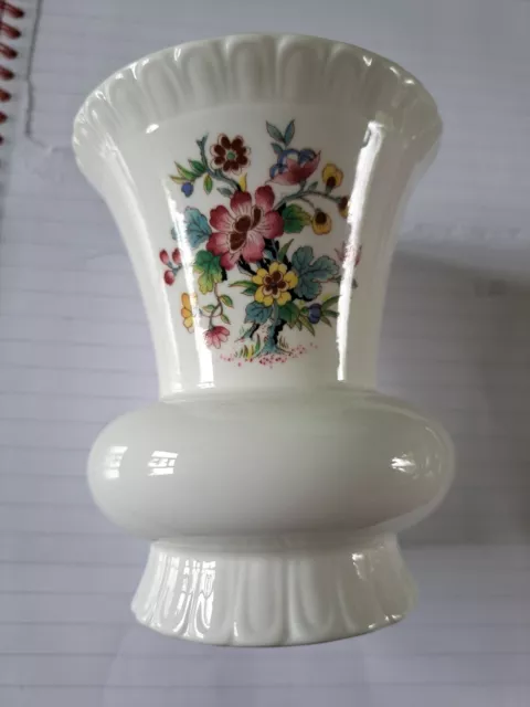 Stunning White Bone China Coalport 'Ming Rose'  Vase No 45