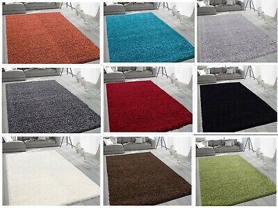 Extra Large Thick Shaggy Rug Soft Living Room Bedroom Carpet Hallway Runner Rugs