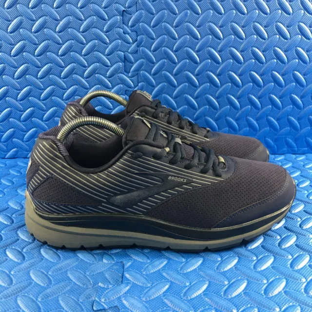 Brooks Addiction WLK Walker Womens Running Shoes Navy Athletic Sneaker Size 10.5