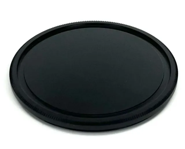 Tapa de lente de metal 58 mm / tapa macho / tapa de filtro negra