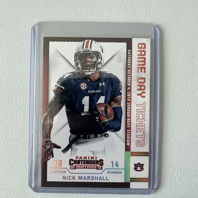 2015 Panini Contenders Draft Picks - Game Day Tickets #51 Nick Marshall (RC)