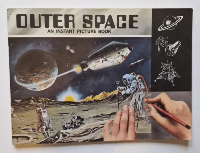 1970 Kelloggs Sugar Smacks Instant Picture Book Outer Space Patterson Blick