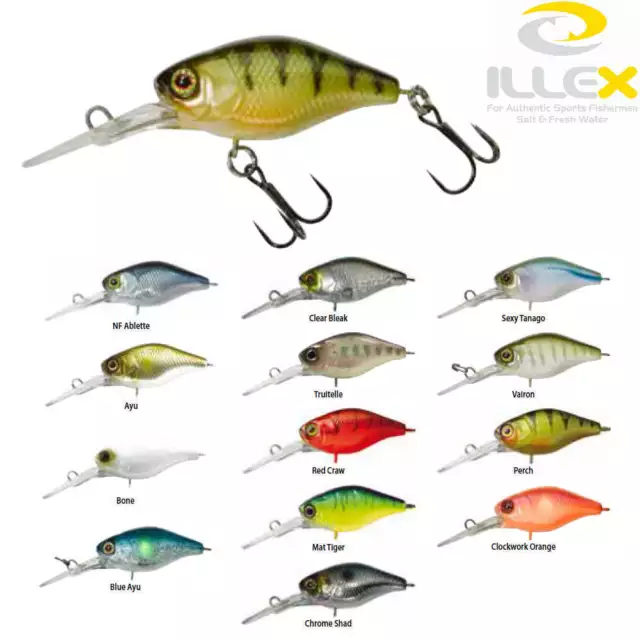 Illex Diving Chubby 38 alle Farben zur Auswahl Crankbait Hardbait Wobbler