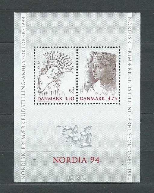 DANEMARK - 1992 YT 1026 à 1027 / BF 9 - TIMBRES NEUFS** MNH LUXE