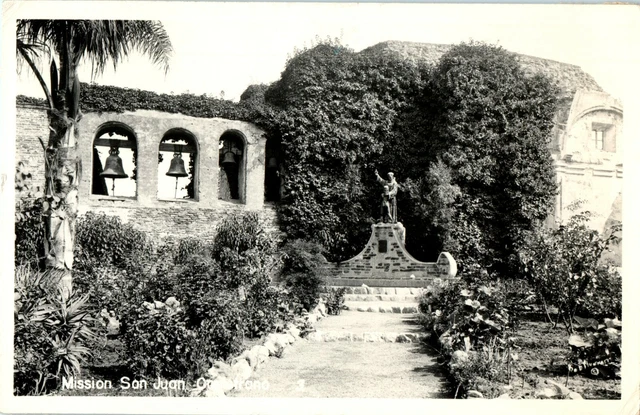 Rppc San Juan Capistrano, Old Mission Orange County Calif Real Photo 1948