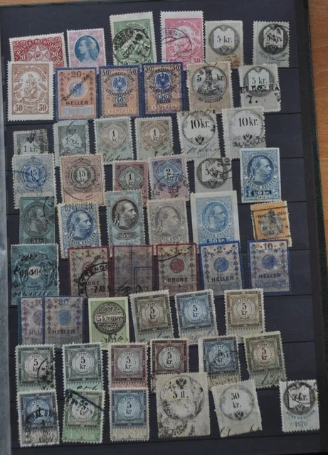 Briefmarken Sammlung Dubletten Österreich auch Ur-Alt Marken