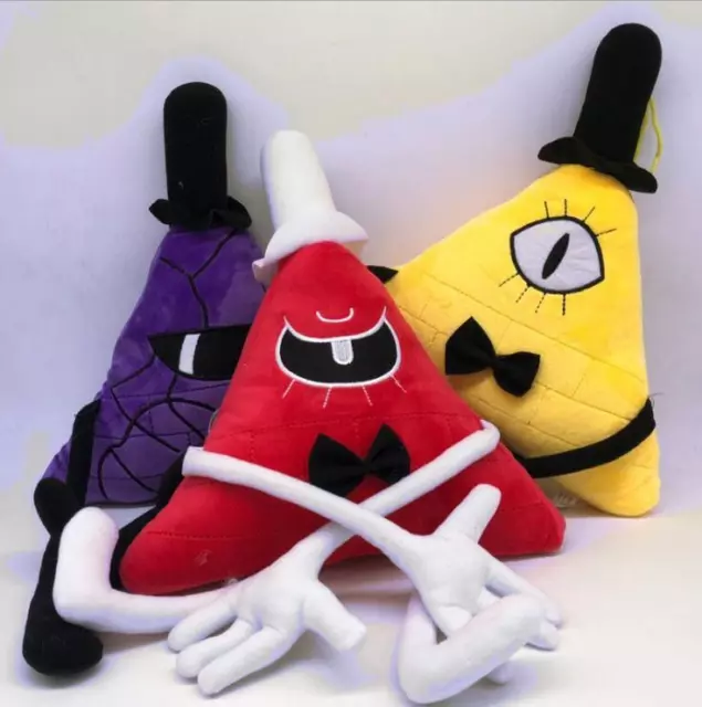 Gravity Falls Bill Cipher Soft Plush Cartoon Toy Doll Collect Decor Gift 28CM