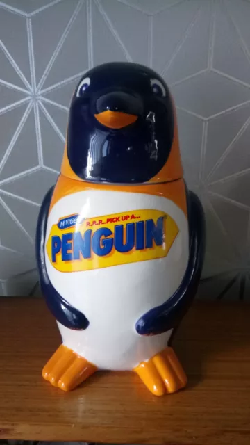 McVities Penguin Cookie Jar Pick Up A Penguin. Pingu Chilly Willy