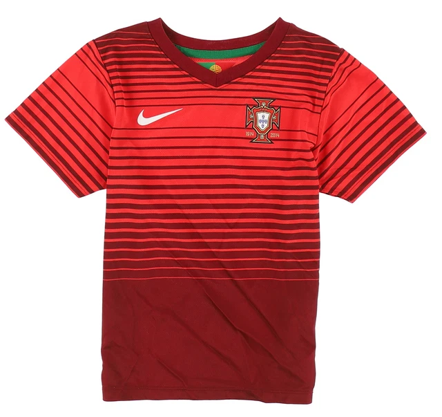 Nike Trikot Jersey Junge Kinder Gr.104 wie neu Portugal Home 2014 Rot 129969