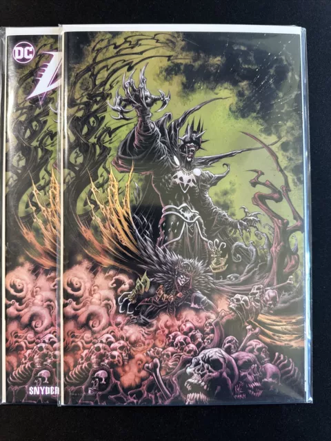 Dark Nights Death Metal #6 Kyle Hotz Virgin + Trade Dress Variant DC Comics NM