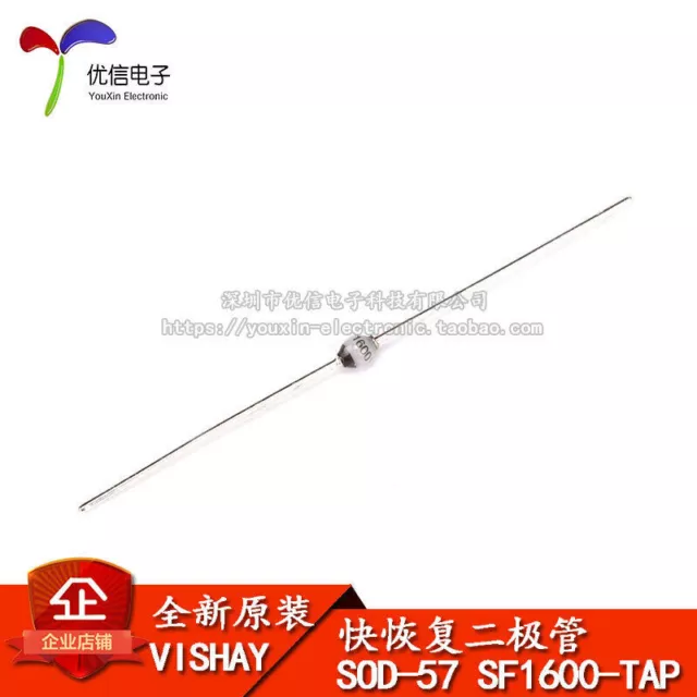 5PCS X TVS SF1600-TAP 1A/1600V Fast Recovery Diode SOD-57 #E7