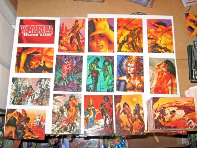 1997 Vampirella Blood Lust Complete Base 72 Card Set Joe Jusko Comic Images