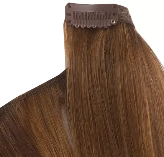 Clip in hair extensions 100 grams full head Rapunzels human remy hair 2