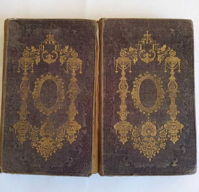 Johann Rudolph Wyss - le Robinson Suisse- 1850 Mme et Cie / en 2 tomes