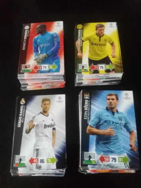 2012/13 Panini Adrenalyn Champions League - 229 Different Cards - See List