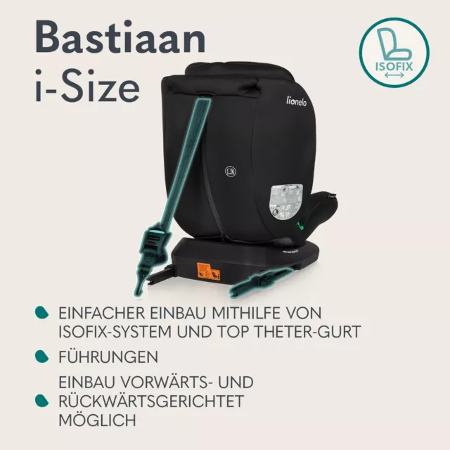 LIONELO® Kindersitz 0-36KG Isofix Top Tether Autokindersitz Baby Autositz 0-12 3