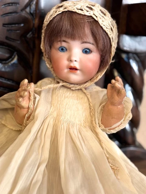 Grande Poupée Ancienne Caractère – Puppenfabrik Callerfelder – 69 Cm – Porcelaine