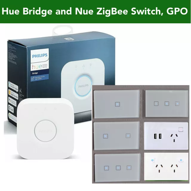 ZigBee Smart 2 Way Light Switch for Philips Hue, Hubitat, SmartThings Automation