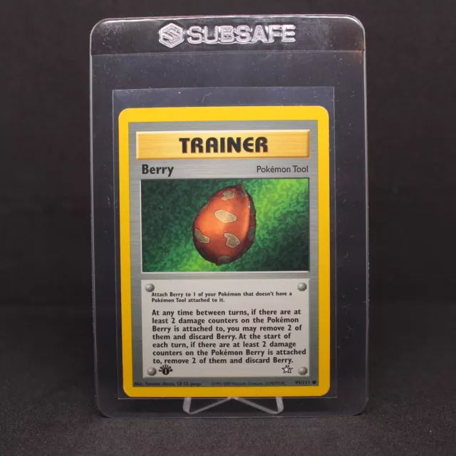 🌟 1st Edition Berry | Neo Genesis 99/111 | Moderately Played VG | WOTC 🌟