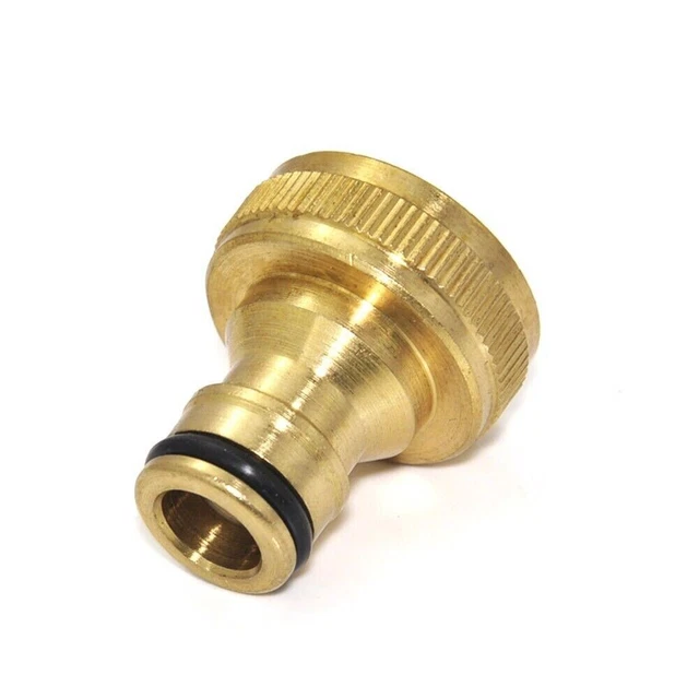 1/2 Zoll Garten Messing Schlauchverbinder Bewässerungsschlauch Rohr Wasserhahn Adapter Fitting 1 Stück 3