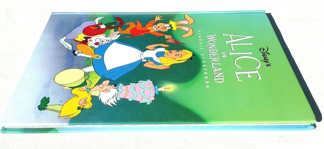 DISNEY CLASSIC STORYBOOK Collection Alice In Wonderland Illustrated ...