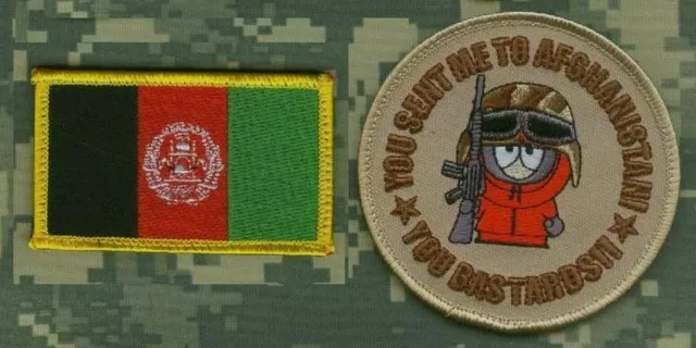 Jsoc Sp Ops Articulaciones Task Force Vêlkrö 2-PATCH: Afganistán Flag + Sur Park