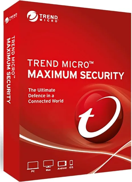 Trend Micro Maximum Security 2024 1 Device 1 Year Licence - 5 Minute Email Key