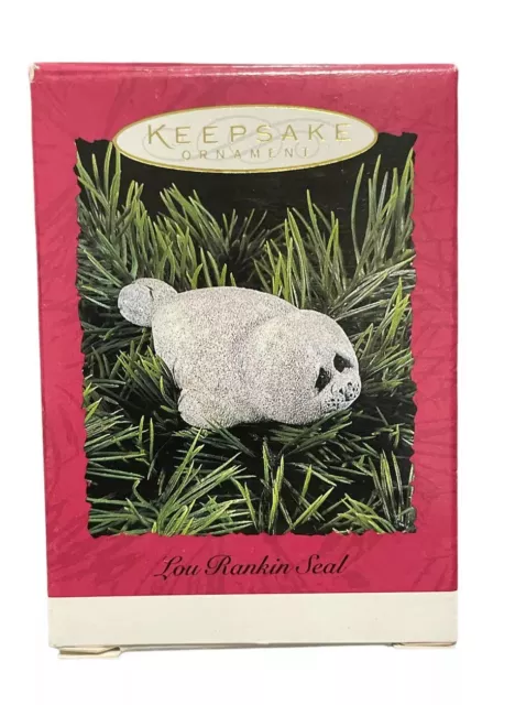 1992 Hallmark Keepsake Christmas Ornament Lou Rankin Baby Pup Seal