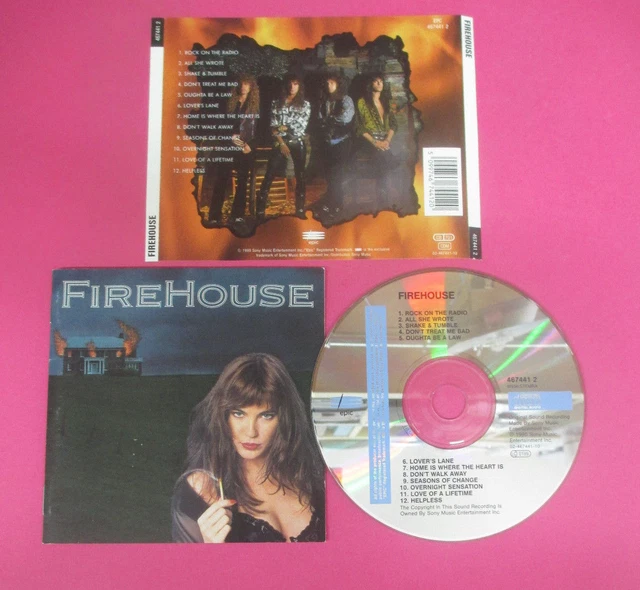 CD FIREHOUSE OMONIMO Same 1990 Europe EPIC 467441 2 no mc dvd vhs (CS56 ...