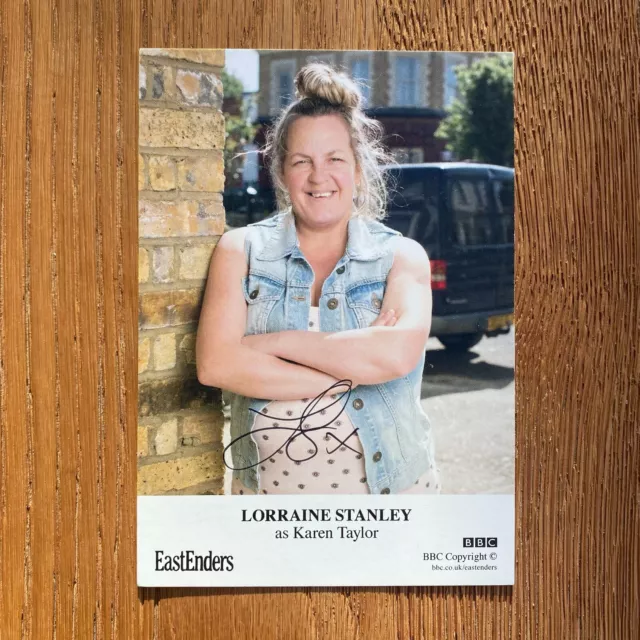 Lorraine Stanley as Karen Taylor, EastEnders SIGNED (UNDEDICATED) Cast Card