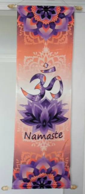 Namaste Inspirational Affirmation Wall Hanging Banner Tapestry Meditation Yoga