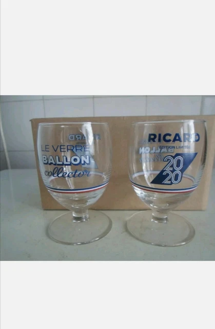 Lot De 6 Verres Ballon Ricard 17cl - Verres à Pastis Neufs En Carton