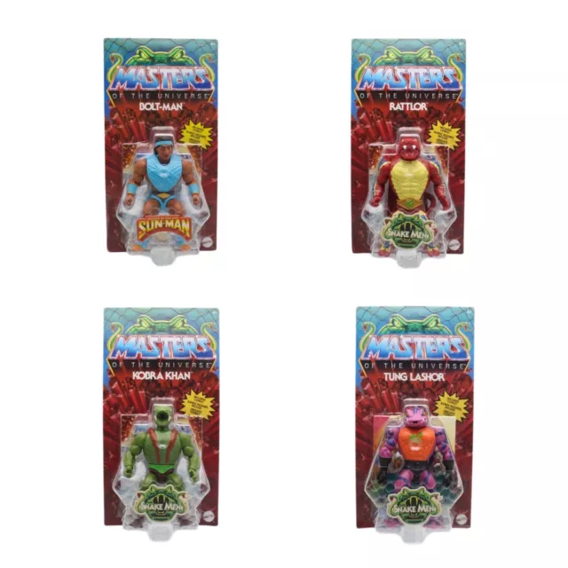 Masters of the Universe Motu Origins Figuren Auswahl Einzelfiguren Snake Men